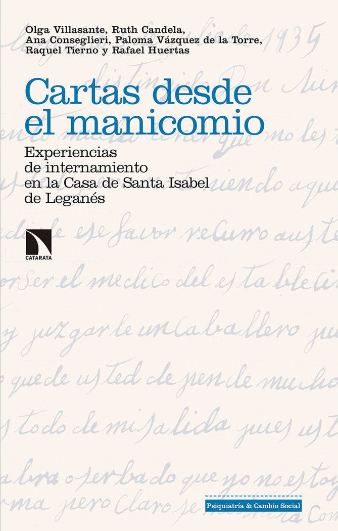 Cartas desde el manicomio, de Villasante Armas, Olga | portada del libro