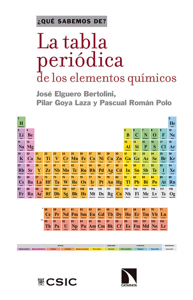 La tabla periódica de los elementos químicos, de Elguero Bertolini, José | portada del libro