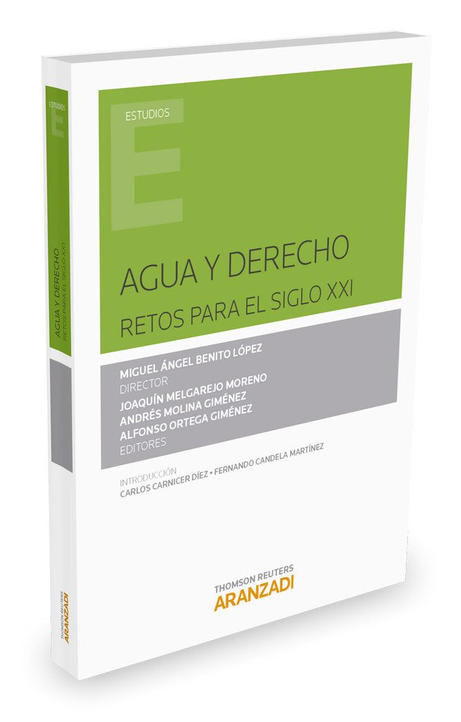 Agua y Derecho, de Benito López, Miguel Ángel | portada del libro