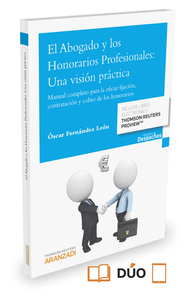 El Abogado y los Honorarios Profesionales: Una visión práctica (Papel + e-book), de Fernández León, Óscar | portada del libro