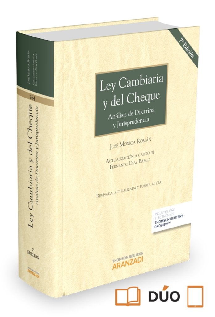 Ley Cambiaria y del Cheque (Papel + e-book), de Díaz Barco, Fernando | portada del libro