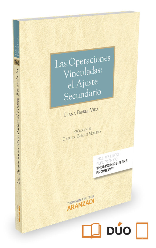 Las operaciones vinculadas: el ajuste secundario (Papel + e-book), de Ferrer Vidal, Diana | portada del libro