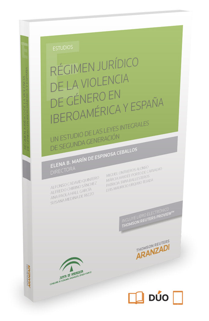 Régimen jurídico de la violencia de género en Iberoamérica y España (Papel + e-book), de Marín de Espinosa Ceballos. , Elena 