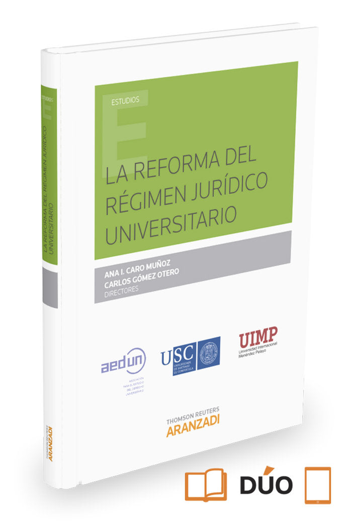La reforma del Régimen Jurídico Universitario, de Caro Muñoz, Ana I. | portada del libro