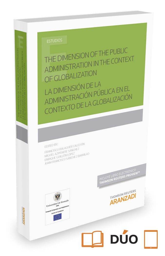 La Dimensión de la Administración Pública en el contexto de la globalización (Papel + e-book), de Balaguer Callejón, Francisc
