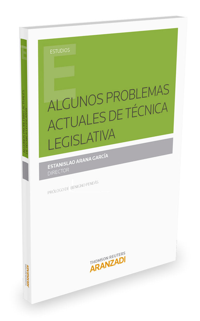 Algunos problemas actuales de técnica legislativa, de Arana García, Estanislao | portada del libro