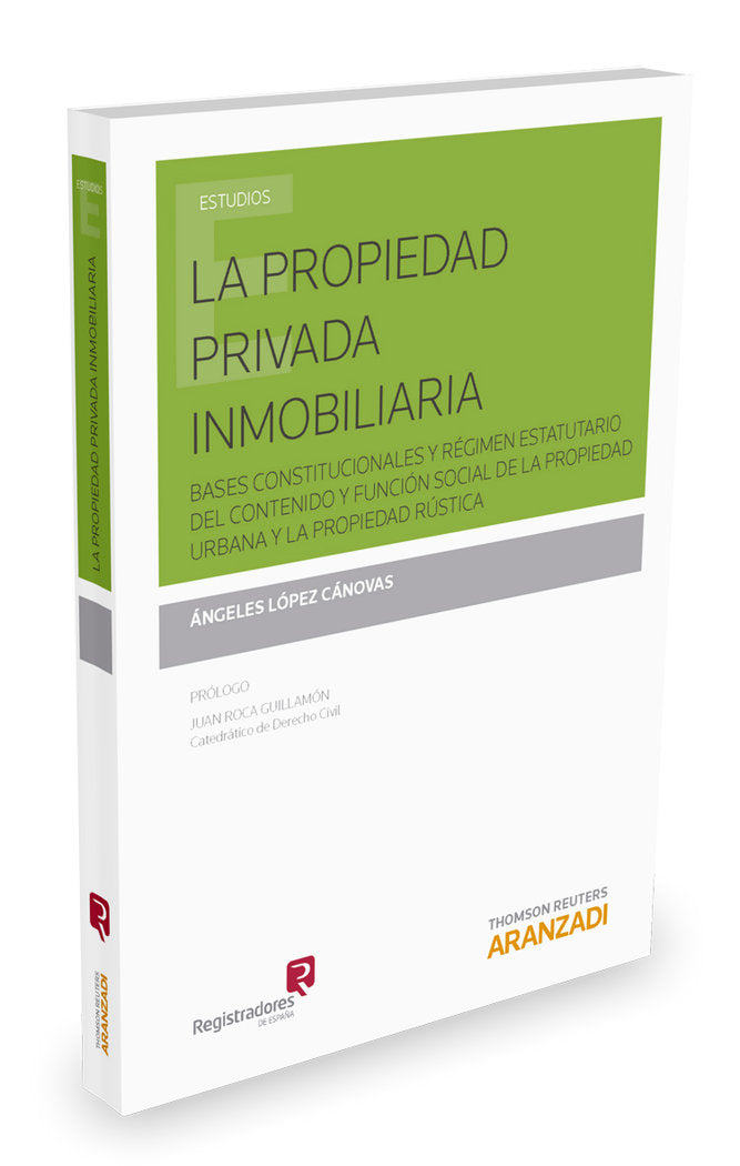 La propiedad privada inmobiliaria, de López Cánovas, Ángeles | portada del libro