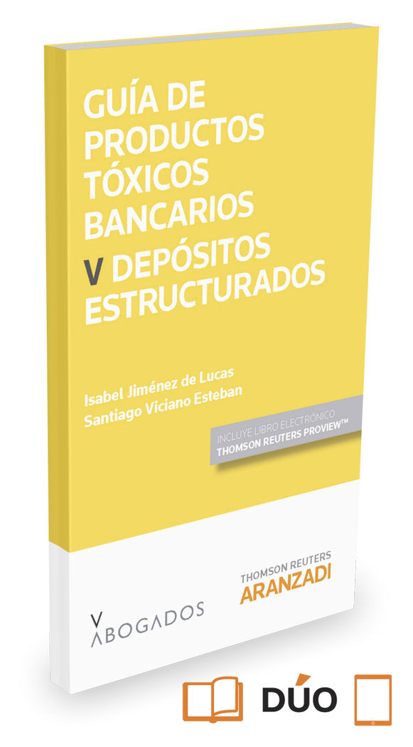 Guía de Productos tóxicos bancarios V. Depósitos estructurados (Papel + e-book), de Jiménez de Lucas, Isabel | portada del li