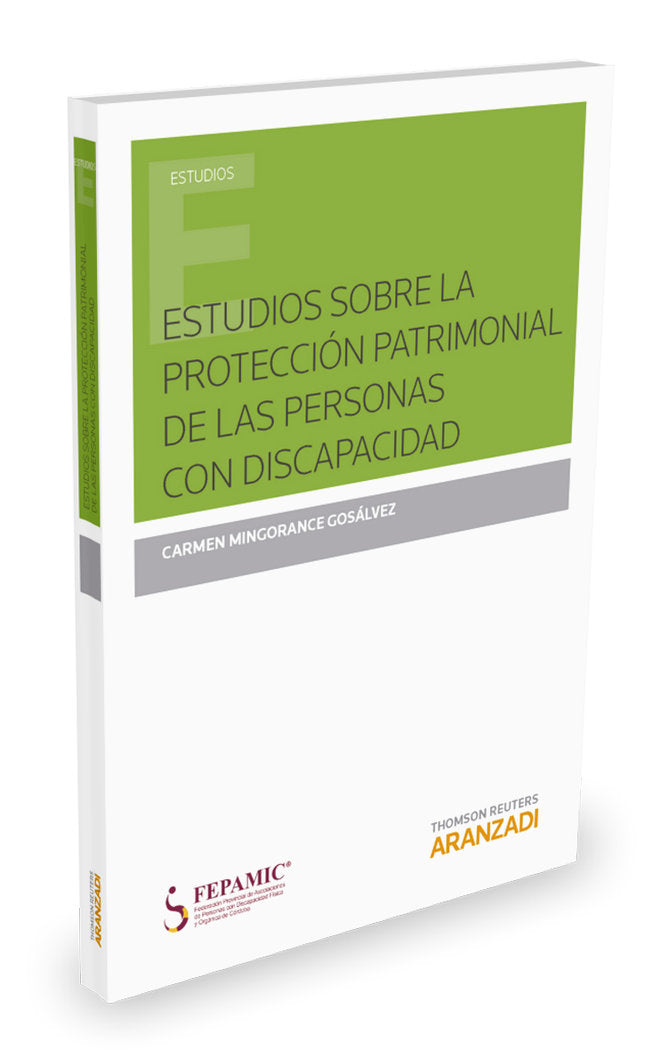 Estudios sobre la protección patrimonial de las personas con discapacidad, de Mingorance Gosálvez, Carmen | portada del libro