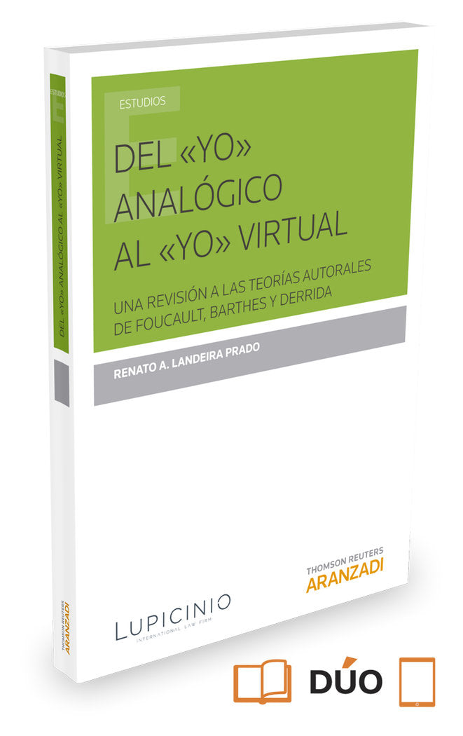 Del «yo» analógico al «yo» virtual, de Landeira Prado, Renato A. | portada del libro