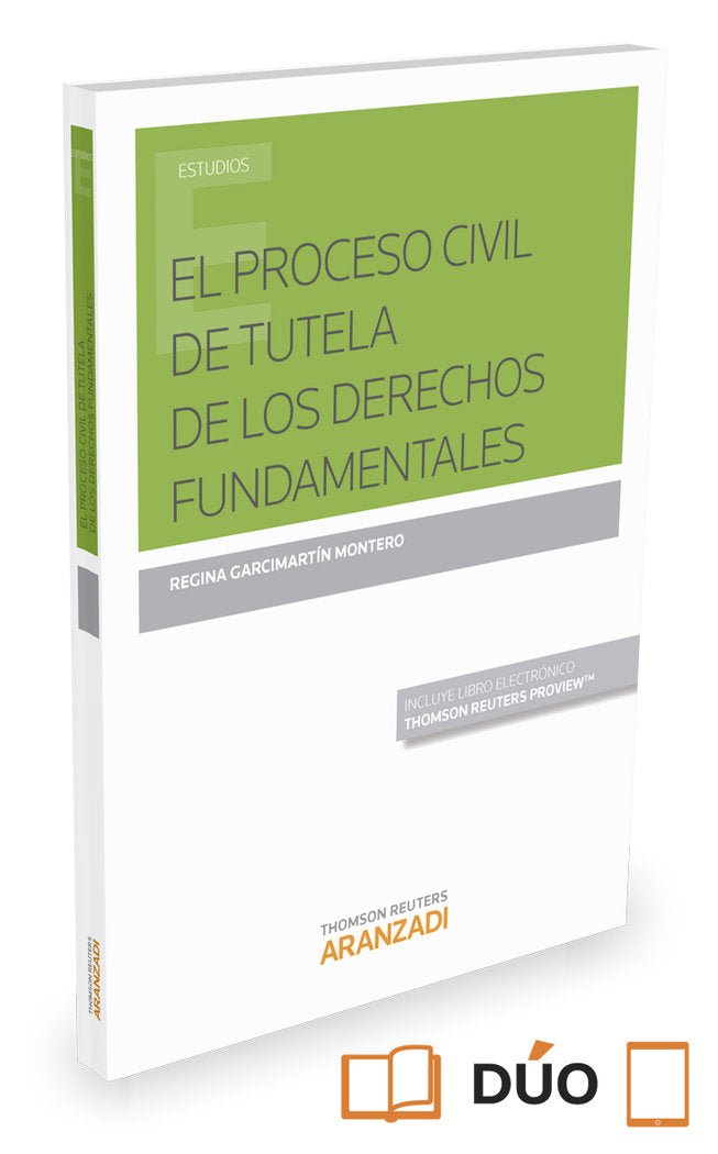 El Proceso civil de tutela de los Derechos Fundamentales (Papel + e-book), de Garcimartín Montero, Regina | portada del libro