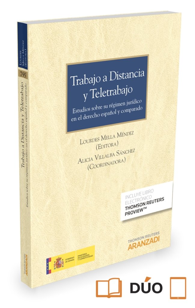 Trabajo a distancia y teletrabajo (Papel + e-book), de Mella Méndez, Lourdes | portada del libro