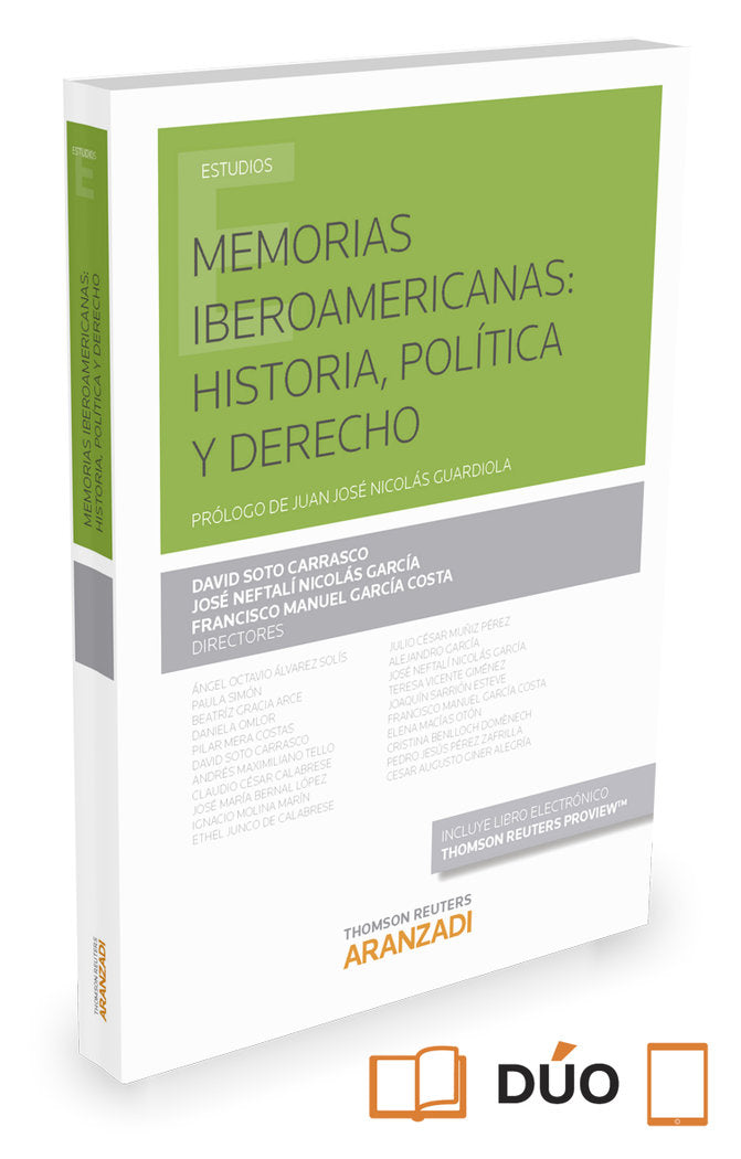 Memorias iberoamericanas: Historia, Política y Derecho (Papel + e-book), de García Costa, Francisco Manuel | portada del libr