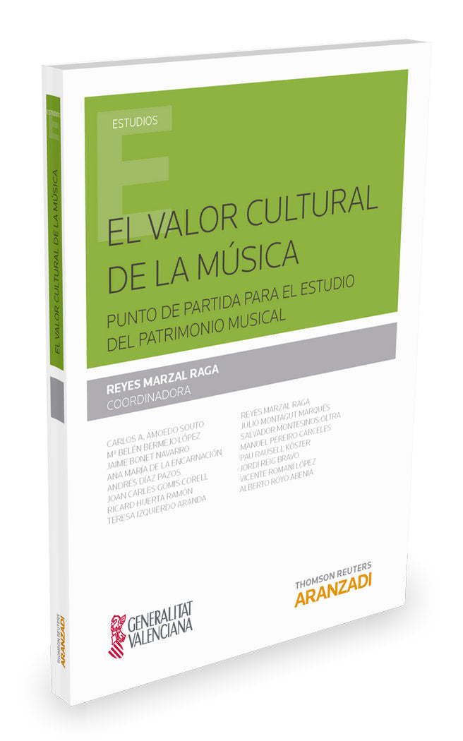El valor cultural de la música, de Marzal Raga, Reyes | portada del libro