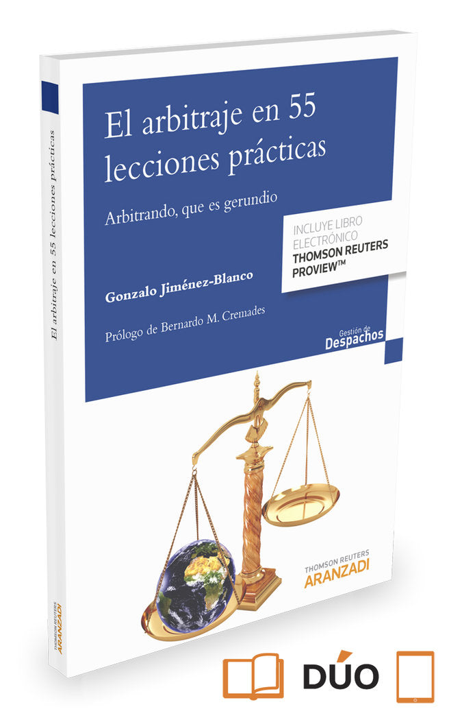 El arbitraje en 55 lecciones prácticas (Papel + e-book), de Jiménez-Blanco, Gonzalo | portada del libro