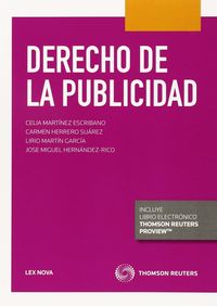 Derecho de la publicidad (Papel + e-book), de Hernández-Rico, Jose Miguel | portada del libro