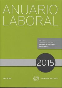 Anuario Laboral 2015 (Papel + e-book), de Editorial Lex Nova, Dpto. Editorial | portada del libro
