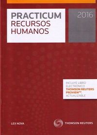 Practicum Recursos Humanos 2016 (Papel + e-book), de Cámara López, Marta | portada del libro