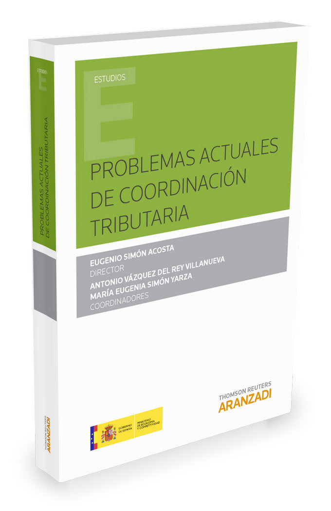 Problemas actuales de coordinación tributaria, de Simón Acosta, Eugenio | portada del libro