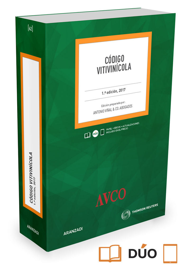 Código vitivinícola (Papel + e-book), de Viñal Casas, Antonio | portada del libro