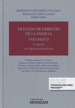 Tratado de Derecho de la Familia (Volumen II) (Papel + e-book), de Cuena Casas, Matilde | portada del libro