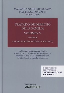 Tratado de Derecho de la Familia (Volumen V) (Papel + e-book), de Cuena Casas, Matilde | portada del libro
