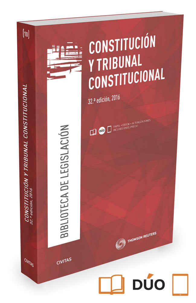 Constitución y Tribunal Constitucional (Papel e-book), de LINDE PANIAGUA, ENRIQUE | portada del libro