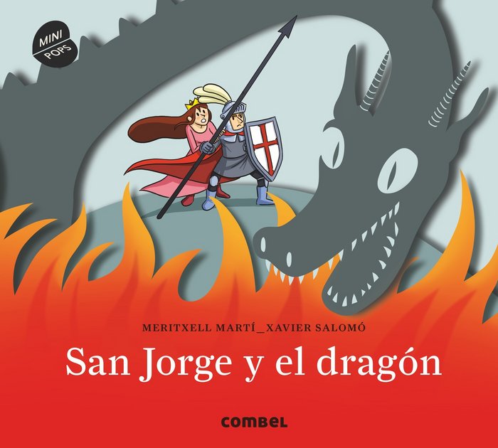 San Jorge y el dragón. Minipops, de Martí Orriols, Meritxell | portada del libro