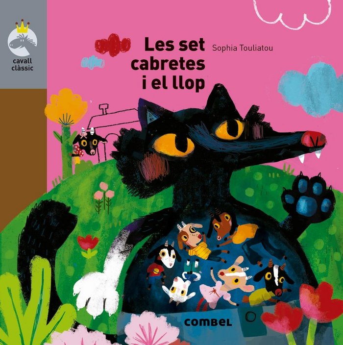 Les set cabretes i el llop | portada del libro