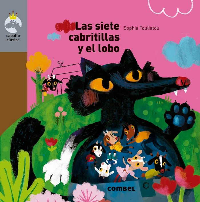 Las siete cabritillas y el lobo | portada del libro