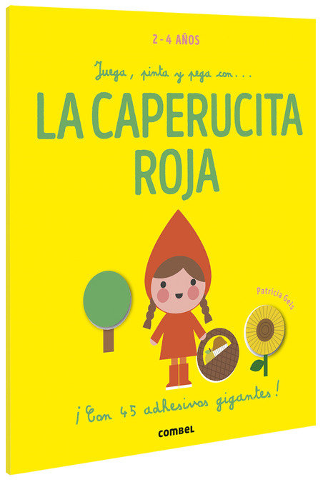 Juega, pinta y pega con... Caperucita Roja, de Geis Conti, Patricia | portada del libro