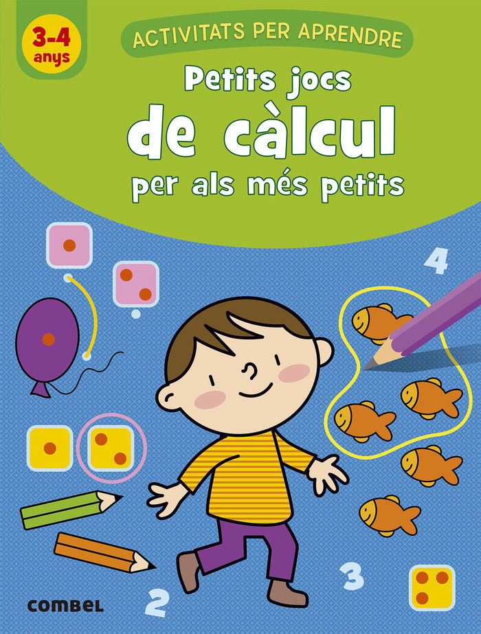 Petits jocs de càlcul per als més petits (3-4 anys), de van Schuylenbergh, Katrien | portada del libro