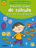 Pequeños juegos de cálculo para los más pequeños (3-4 años), de KATRIEN VAN SCHUYLENBERGH | portada del libro