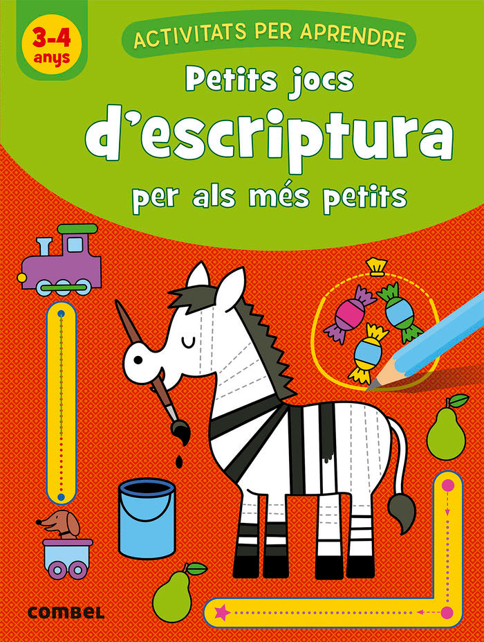 Petits jocs d'escriptura per als més petits (3-4 anys), de van Schuylenbergh, Katrien | portada del libro