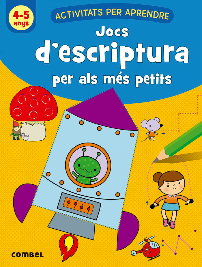 Jocs d'escriptura per als més petits (4-5 anys), de van de Leijgraaf , Deborah | portada del libro