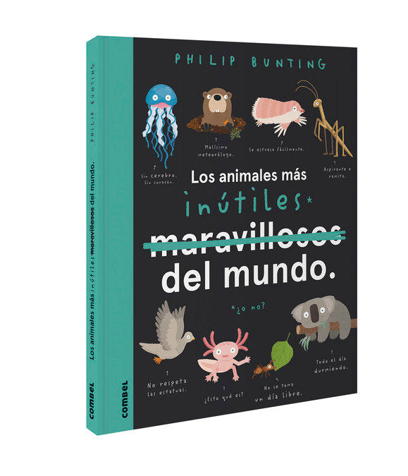 LOS ANIMALES MAS INUTILES DEL MUNDO, de BUNTING | portada del libro