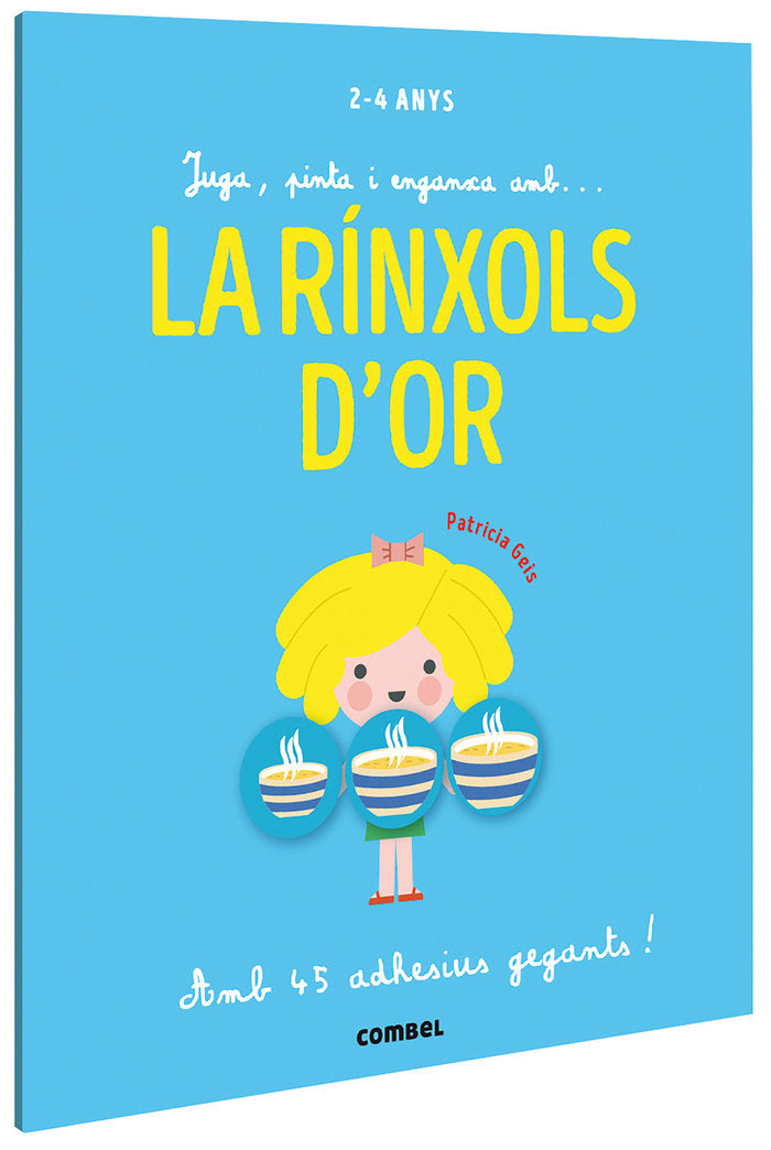 JUGA PINTA I ENGANXA AMB LA RINXOLS DOR, de GEIS CONTI, PATRICIA | portada del libro