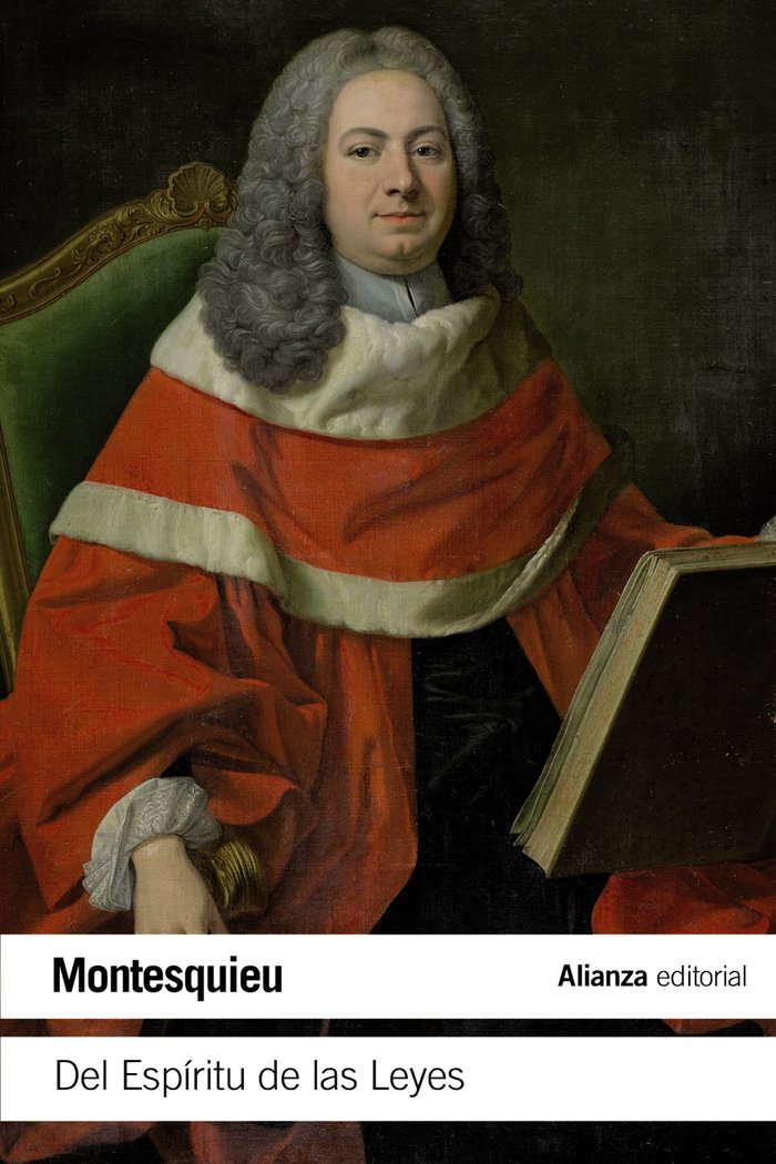 Del Espíritu de las Leyes, de Montesquieu | portada del libro