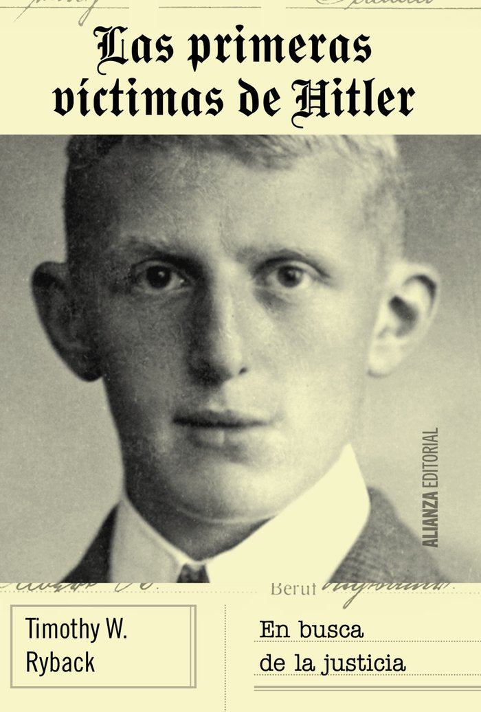 Las primeras víctimas de Hitler, de Ryback, Timothy W. | portada del libro
