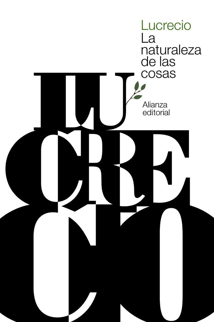 La naturaleza de las cosas, de Lucrecio | portada del libro