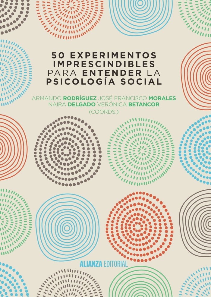 50 experimentos imprescindibles para entender la Psicología Social, de Rodríguez Pérez, Armando | portada del libro