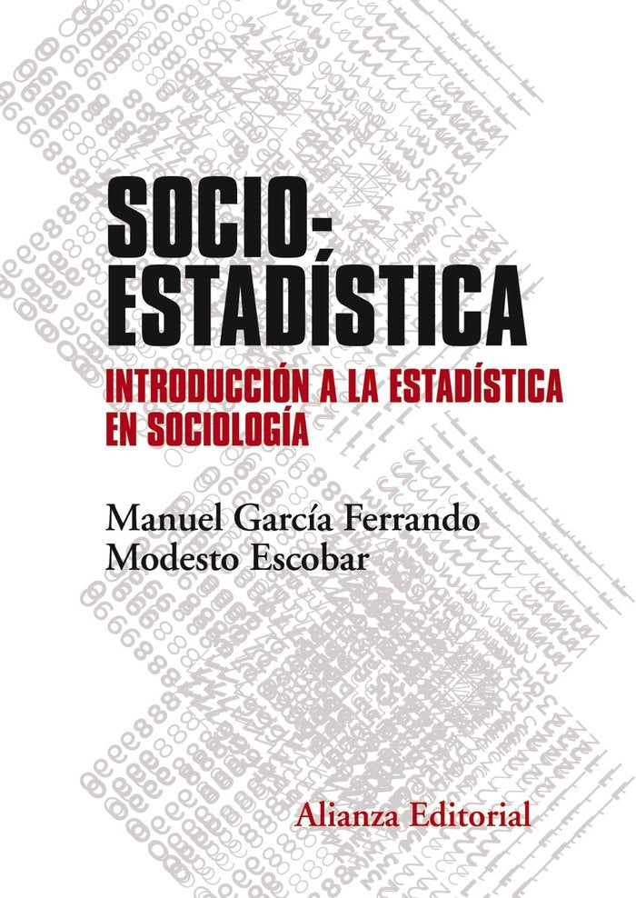 Socioestadística, de García Ferrando, Manuel | portada del libro