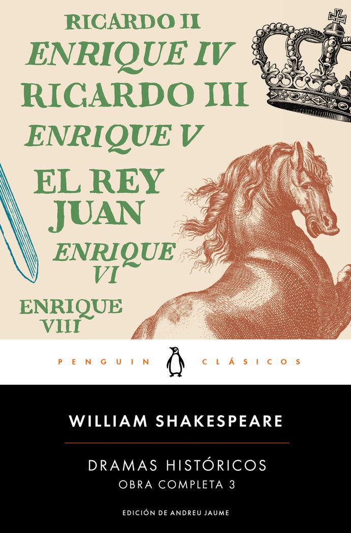 Dramas históricos (Obra completa Shakespeare 3), de Shakespeare, William | portada del libro
