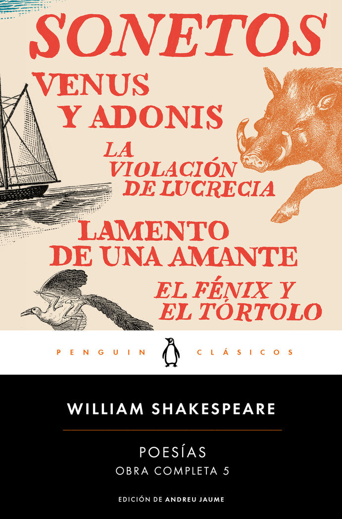 Poesías (Obra completa Shakespeare 5), de Shakespeare, William | portada del libro
