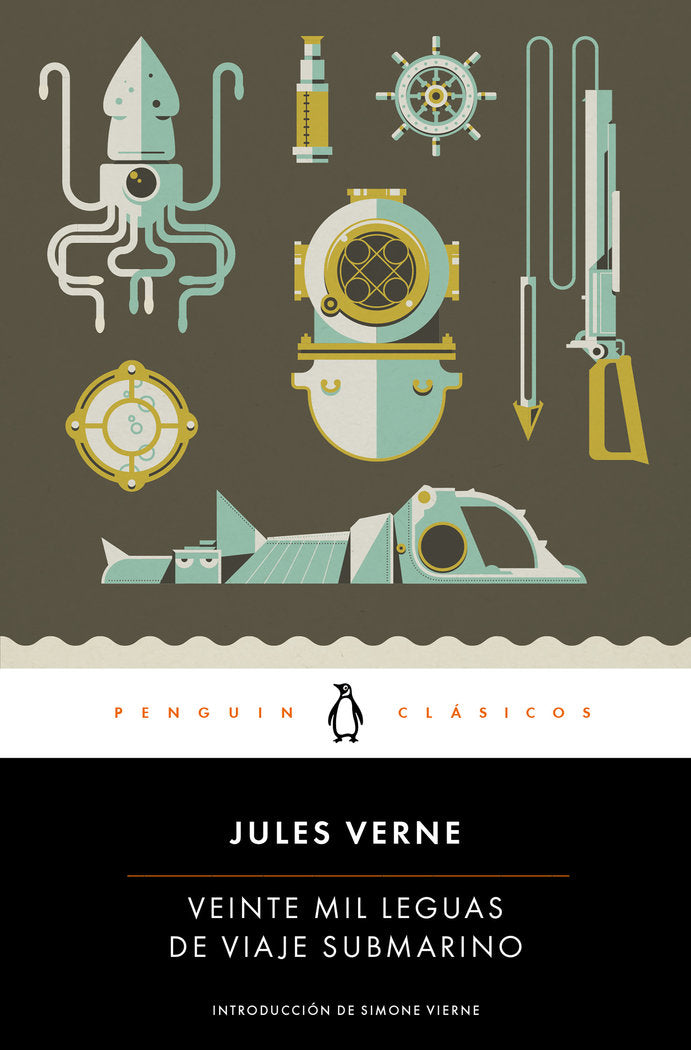 Veinte mil leguas de viaje submarino, de Verne, Jules | portada del libro