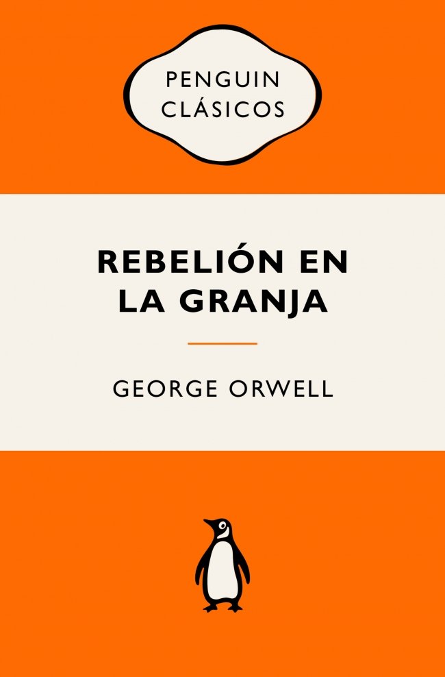 Rebelión en la granja, de GEORGE ORWELL | portada del libro