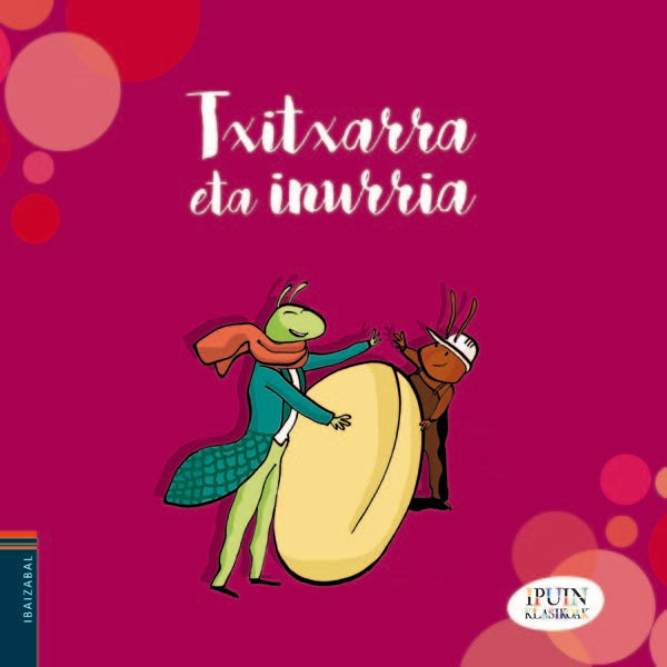 Txitxarra eta inurria, de La Fontaine | portada del libro
