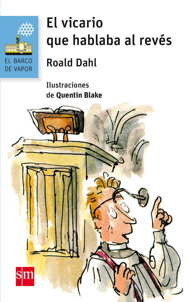 El vicario que hablaba al revés, de Dahl, Roald | portada del libro