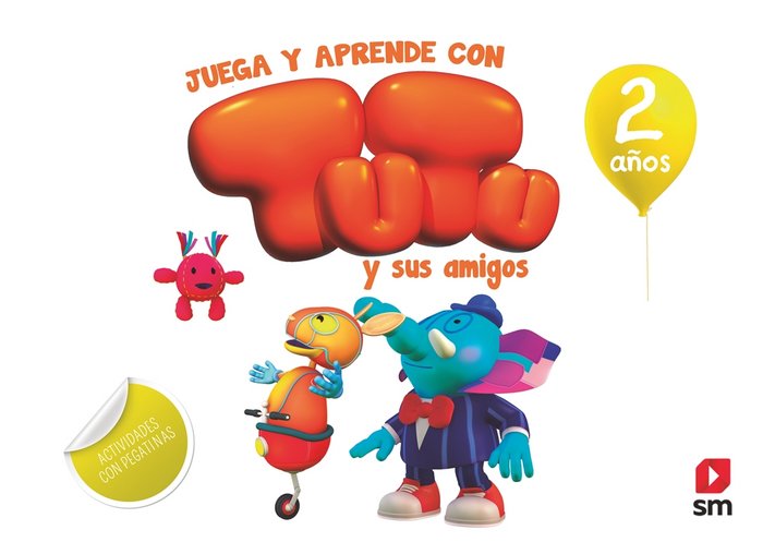 Juega y aprende con Tutu y sus amigos. 2 años, de Ruiz García, María Jesús | portada del libro