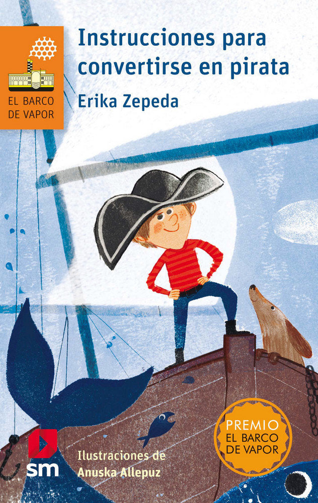 Instrucciones para convertirse en pirata, de Zepeda, Érika | portada del libro